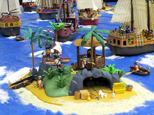 Fira de Playmobil de Girona organitzada per Esplay