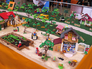 Fira de Girona. Fira de Playmobil de Girona organitzada per Esplay