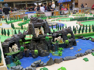 Fira de Girona. Fira de Playmobil de Girona organitzada per Esplay