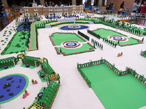 Fira de Girona. Fira de Playmobil de Girona organitzada per Esplay
