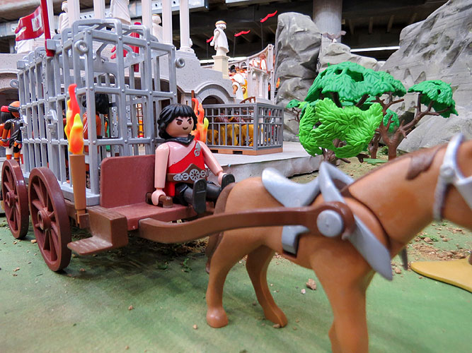 Fira de Girona. Fira de Playmobil de Girona organitzada per Esplay