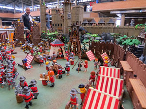 Fira de Girona. Fira de Playmobil de Girona organitzada per Esplay
