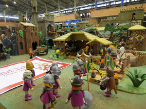 Fira de Girona. Fira de Playmobil de Girona organitzada per Esplay
