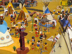 Fira de Girona. Fira de Playmobil de Girona organitzada per Esplay