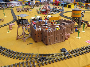 Fira de Girona. Fira de Playmobil de Girona organitzada per Esplay