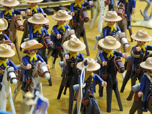 Fira de Girona. Fira de Playmobil de Girona organitzada per Esplay