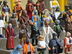 Fira de Girona. Fira de Playmobil de Girona organitzada per Esplay