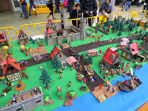 Fira de Girona. Fira de Playmobil de Girona organitzada per Esplay