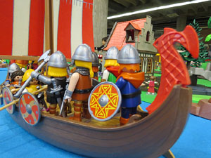 Fira de Girona. Fira de Playmobil de Girona organitzada per Esplay