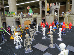 Fira de Girona. Fira de Playmobil de Girona organitzada per Esplay
