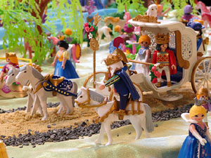 Fira de Girona. Fira de Playmobil de Girona organitzada per Esplay