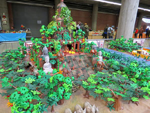 Fira de Girona. Fira de Playmobil de Girona organitzada per Esplay