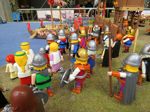 Fira de Girona. Fira de Playmobil de Girona organitzada per Esplay