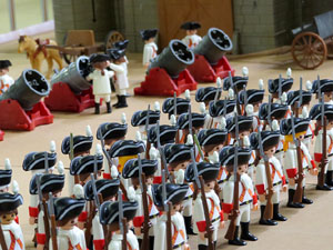 Fira de Girona. Fira de Playmobil de Girona organitzada per Esplay