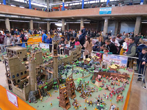 Fira de Girona. Fira de Playmobil de Girona organitzada per Esplay