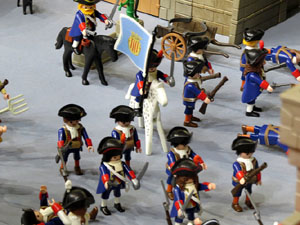 Fira de Girona. Fira de Playmobil de Girona organitzada per Esplay