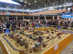 Fira de Girona. Fira de Playmobil de Girona organitzada per Esplay