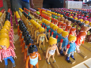 Fira de Girona. Fira de Playmobil de Girona organitzada per Esplay