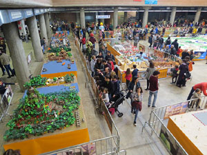 Fira de Girona. Fira de Playmobil de Girona organitzada per Esplay