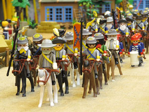 Fira de Girona. Fira de Playmobil de Girona organitzada per Esplay