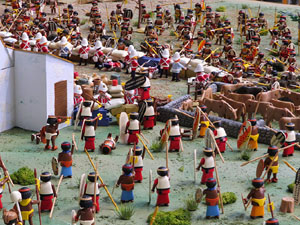 Fira de Girona. Fira de Playmobil de Girona organitzada per Esplay