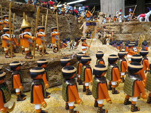 Fira de Girona. Fira de Playmobil de Girona organitzada per Esplay