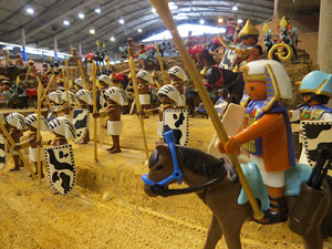 Fira de Girona. Fira de Playmobil de Girona organitzada per Esplay