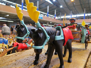 Fira de Girona. Fira de Playmobil de Girona organitzada per Esplay