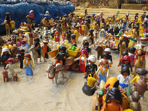 Fira de Girona. Fira de Playmobil de Girona organitzada per Esplay