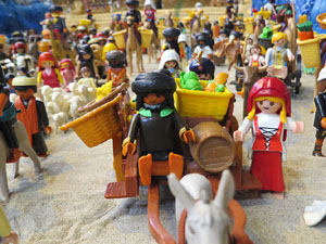 Fira de Girona. Fira de Playmobil de Girona organitzada per Esplay