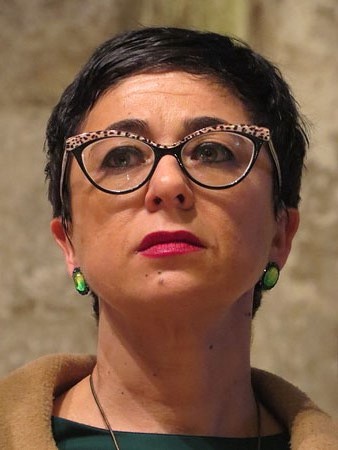 Sílvia Planas, directora del Museu d'Història de Girona, durant la inauguració