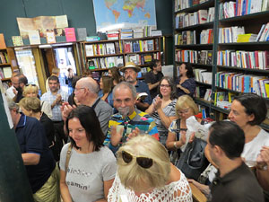 Llibreria Geli. Presentaci&oacute; de La cuina medieval i renaixentista. Moros, jueus i cristians, de Jaume F&agrave;brega, amb Joaquim Nadal i Abraham Simon