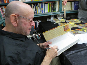 Llibreria Geli. Presentaci&oacute; de La cuina medieval i renaixentista. Moros, jueus i cristians, de Jaume F&agrave;brega, amb Joaquim Nadal i Abraham Simon