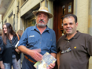 Llibreria Geli. Presentaci&oacute; de La cuina medieval i renaixentista. Moros, jueus i cristians, de Jaume F&agrave;brega, amb Joaquim Nadal i Abraham Simon
