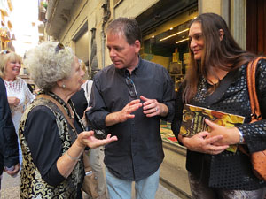 Llibreria Geli. Presentaci&oacute; de La cuina medieval i renaixentista. Moros, jueus i cristians, de Jaume F&agrave;brega, amb Joaquim Nadal i Abraham Simon