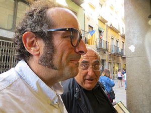 Llibreria Geli. Presentaci&oacute; de La cuina medieval i renaixentista. Moros, jueus i cristians, de Jaume F&agrave;brega, amb Joaquim Nadal i Abraham Simon