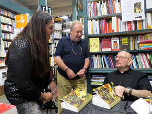 Llibreria Geli. Presentaci&oacute; de La cuina medieval i renaixentista. Moros, jueus i cristians, de Jaume F&agrave;brega, amb Joaquim Nadal i Abraham Simon