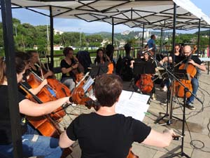 Inauguració de l'escultura 'Arbre' de Max Varés