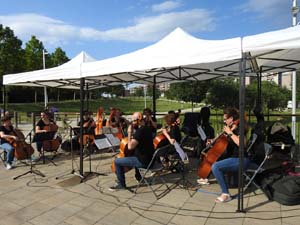 Inauguració de l'escultura 'Arbre' de Max Varés