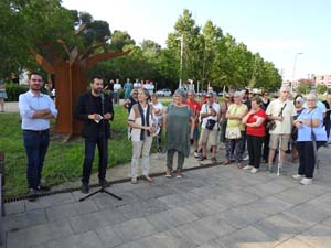 Inauguració de l'escultura 'Arbre' de Max Varés