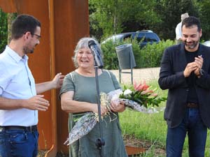 Inauguració de l'escultura 'Arbre' de Max Varés