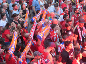 Ascens del Girona FC i el B&agrave;squet Girona. Rebuda a la pla&ccedil;a del Vi