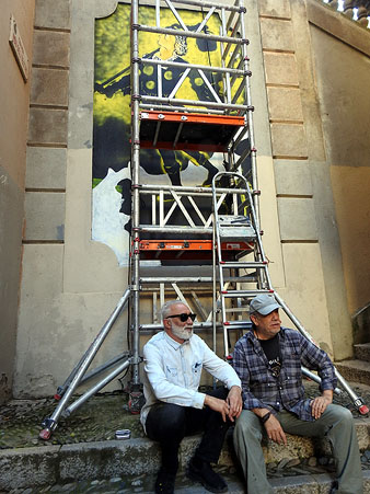 Proc&eacute;s de pintat del mural