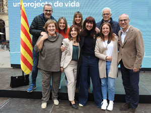 Presentació candidats Junts per Catalunya a l'alcaldia 2023