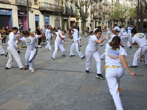 Capoeira a la Rambla de la Llibertat