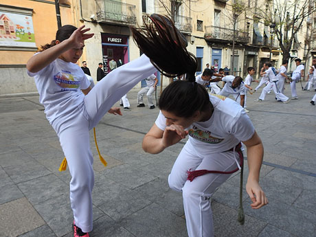 Capoeira a la Rambla de la Llibertat