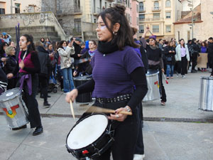 Commemoraci&oacute; del Dia de la Dona 2024 a la pla&ccedil;a de l'U d'octubre de 2017