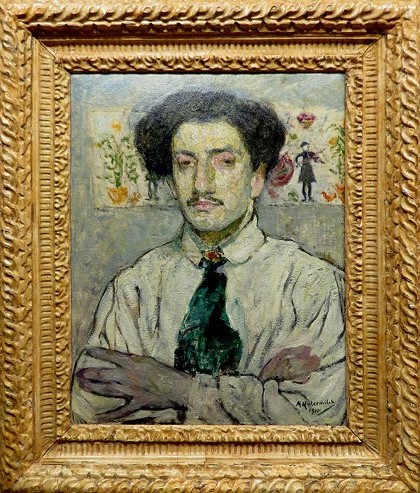 Mela Muter. Retrat del pintor Leopold Gottlieb. Ca. 1908-1911