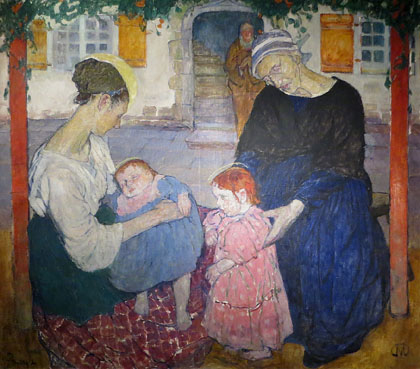 Mela Muter. Santa Fam&iacute;lia. 1909