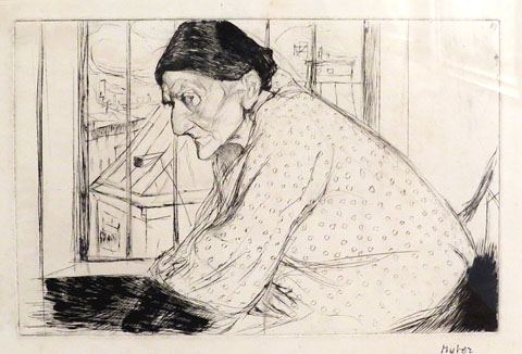 Mela Muter. Una vella polonesa (Una ombra). Ca. 1911